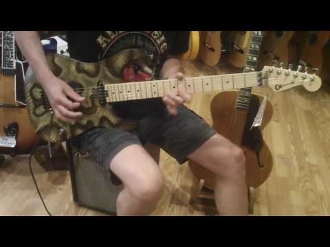 Charvel Warren Demartini from Ratt Pro Mod Snakeskin Demo