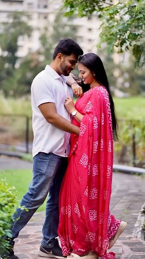 Romantic couple poses🥰♥️👩‍❤️‍👨 Commune which one you like most 🤌😍 . . . . . . . #romantic #couple #poses #garden #outdoors #preweddingoutdoor #prewedding #studio #photos #photoshop #photographer #photoshoot #couplegoals❤ #coupleideas #video #instagood #viral #insta #loveislove #saree #sareelove #sareesofinstagram . . . . [Couple, poses, Photoshoot ideas, clickwithchetsam, nature, photography, saree, explore,trending couple, viral couple] | Sampada Chirde