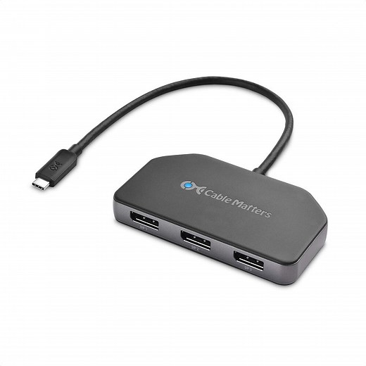 USB-C® to MST Hub with Triple DisplayPort™ & PD