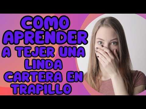 How to learn to crochet a cute t-shirt yarn bag