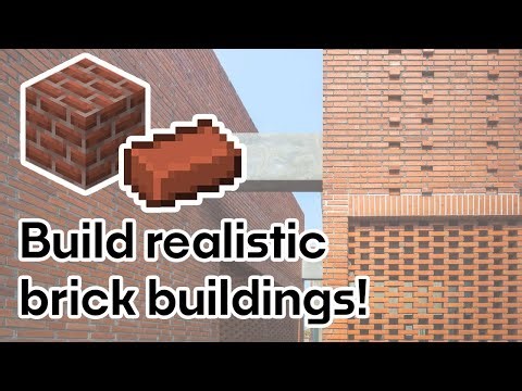 How To Build Realistic Brick in Minecraft | From Historical Architecture to Modernity