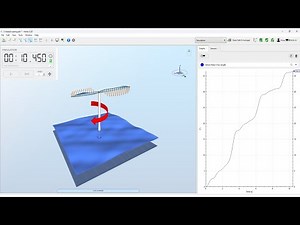 Yawing a 2-bladed vs 3-bladed wind turbine with Ashes - aeroelastic simulation software