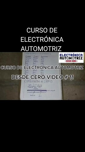 Curso de Electrónica Automotriz desde Cero - Video 11