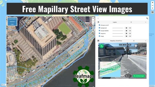 MapLibre Tutorial 22: Visualizing Mapillary Street-level Images with Leafmap and MapLibre | Mapillary