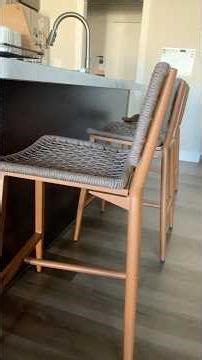 Amazon Woven Barstools review