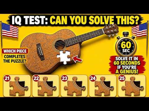 Only 1% People Can Solve This! Brain Test! 🧠 | Can You Answer ? Part-6 #iqtest #braintestsolution