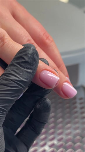 Тонкая техника укрепления гелем. Минск 💞 #ногти #маникюр #nude | builder gel nail