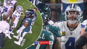 Dak Prescott denies spitting at Jalen Carter first after Philadelphia Eagles star is ejected in NFL season opener