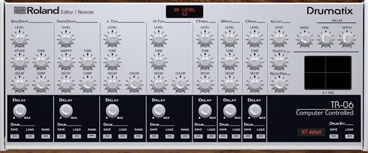 Roland TR-06 MIDI Editor by Momo - Roland TR-06 Midi Editor Plugin VST Audio Unit