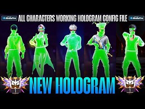 Free Fire 3D Hologram Config File |Free FireEnemy Location Hack |Free fire meta data | ffpanel