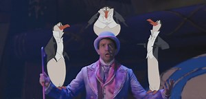 'Mary Poppins Returns' Clip: Lin-Manuel Miranda Raps And Dances With Cartoon Penguins - SlashFilm