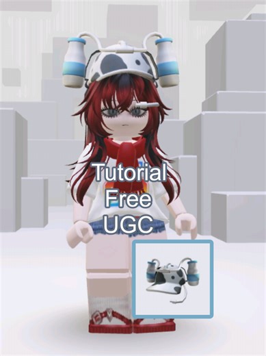 🐄🧢 #roblox #tutorial #freeitem #ugc #obby