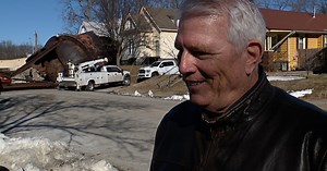 Neighbors shocked after Independence water tower falls down wrong way, barely missing homes