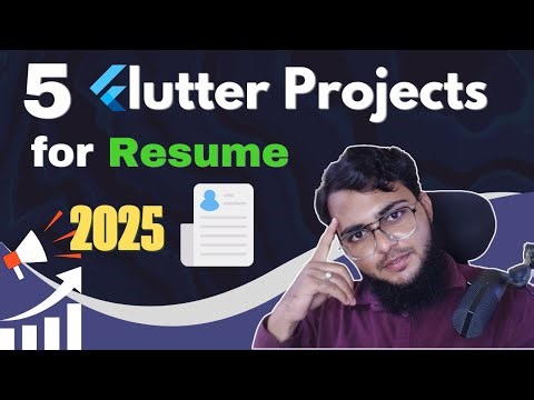 5 Flutter projects for Resume | 2025