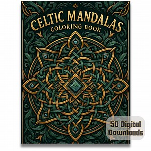 Celtic Mandalas Coloring Pages | 50 Intricate Knotwork Designs for Adults | Printable Digital Download Book - Etsy Canada