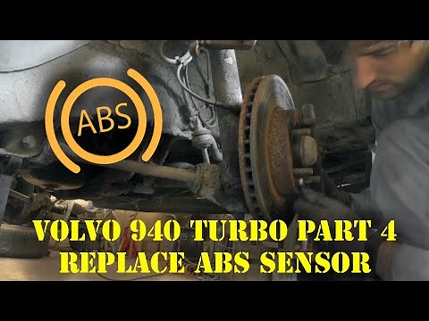 Volvo 940 Turbo Part 4 Replace ABS Sensor
