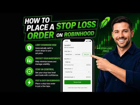 How to Place a Stop Loss Order on Robinhood (Step-by-Step)