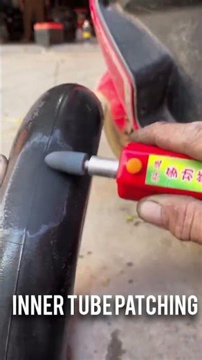 Inner tube patching #MyCarRepairLife #shortsfeed