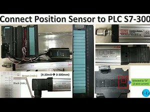 PLC S7-300 analog input connect with position sensor (LVDT)