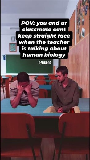 POV: You and Your classmate in Biology Lecture😂