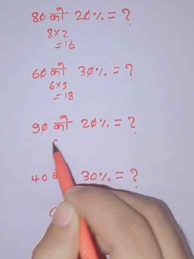 Percentage Calculation: Easy Nepali Method