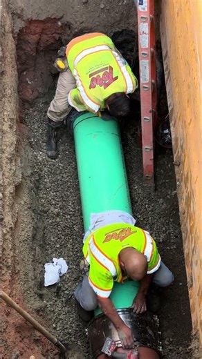 Clay Pipe to PVC Sewer Repair Using a Custom Flexible Rubber Coupling