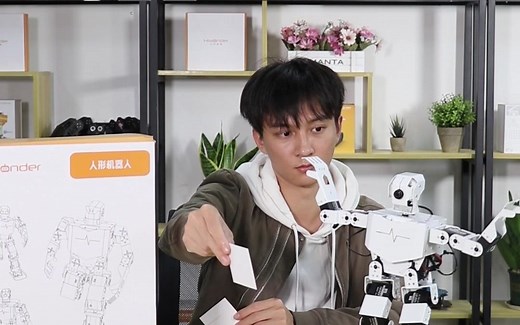 树莓派开源视觉人形机器人标签（AprilTag）识别、人脸识别功能展示！TonyPi/树莓派4B/Python编程/OpenCV/人工智能/幻尔