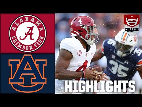 Iron Bowl: Alabama Crimson Tide vs. Auburn Tigers | Full Game Highlights