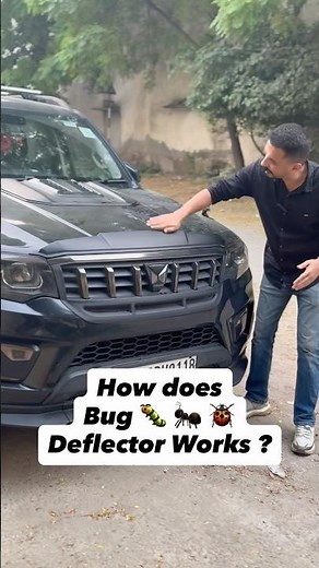 How Does Bug Deflector Work on Mahindra ScorpioN Scorpio N Accessories Modified Modification