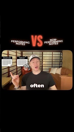 Performing notes vs non-performing notes 📈 #shorts