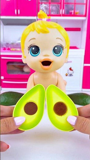Minnie Mouse Eats Avocado Set Toy 🥑| Satisfying ASMR Kitchen Unboxing #shorts