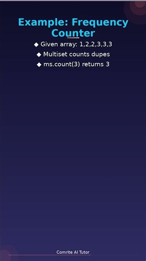 Multisets for Frequency in 2 Minutes 🚀