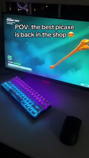 POV: the best picaxe is back in the shop 😍 #fortnite #setup #comp #picaxe #itemshop
