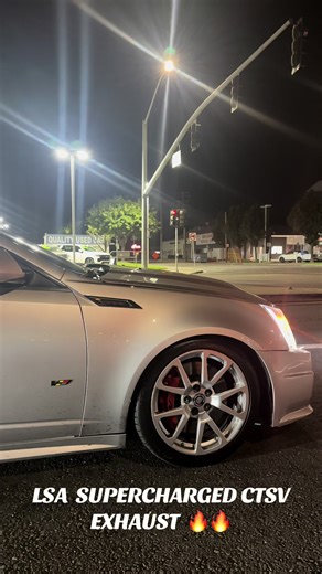 That exhaust tho 🔥 #lsa #explorer #supercharged #ctsv #cadillac | cadillac
