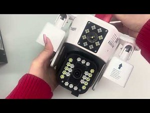 Configurare Camera de supraveghere, 3 lentile, aplicatie IPC360 HOME, conexiune WIFI