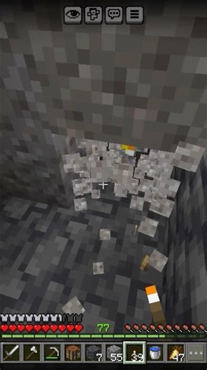 strip mining gone wrong 😱 #minecraft #memes #minecraftmeme #gaming