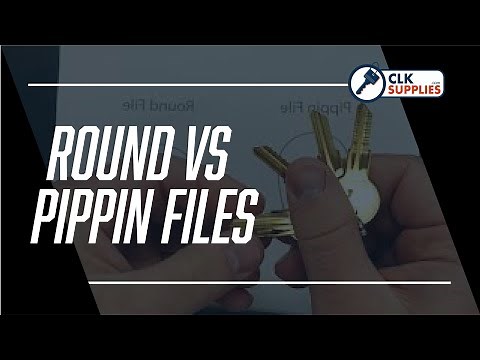 Round vs Pippin Files. What is the best file for Impressioning a Key?
