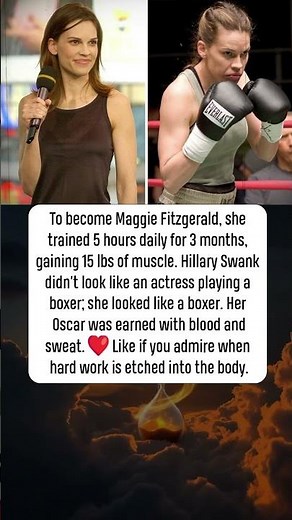 🎬 Hillary Swank: The Boxer's Blueprint #news #hollywood #Cinema #history
