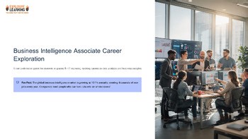 Business Intelligence Associate Career Exploration | Career Overview PowerPoint