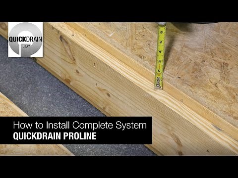 How to Install a Complete Linear Drain - QuickDrain ProLine System
