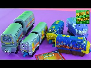 Chuggington toys Leaf Covered Brewster die-cast Emery Wooden Railway
