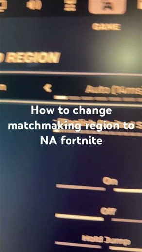 How to change matchmaking region to NA fortnite