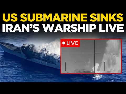 BREAKING NEWS LIVE: US Submarine Destroyed Iranian Warship | Torpedo Attack Footage Goes Viral