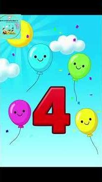 “Learn Numbers 1 to 5 with Balloons 🎈 Fun Counting for Kids”