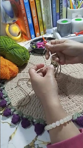 Let's make a Flower String for Hair | Step by step tutorial on flower string for hair accessories