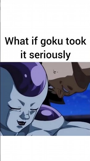 What if goku didn't let it slide