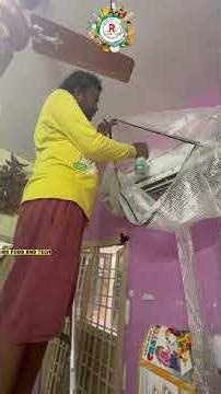 AC Cleaning Guide ❄️⚡ Save Power 💰 Boost Cooling 🚀 Easy Tips #rkfoodandtech #ac #accleaning ￼