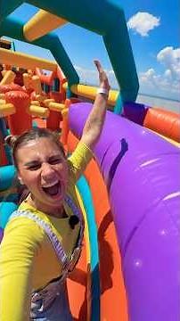 ✨ On the longest bouncy castle in Europe ☀️🥰 Trip destination: Podersdorf am See 💦