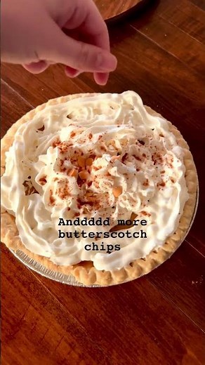 Butterscotch Cinnamon Pie