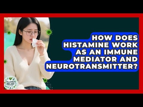 How Does Histamine Work As An Immune Mediator And Neurotransmitter? - Allergy Relief Guide